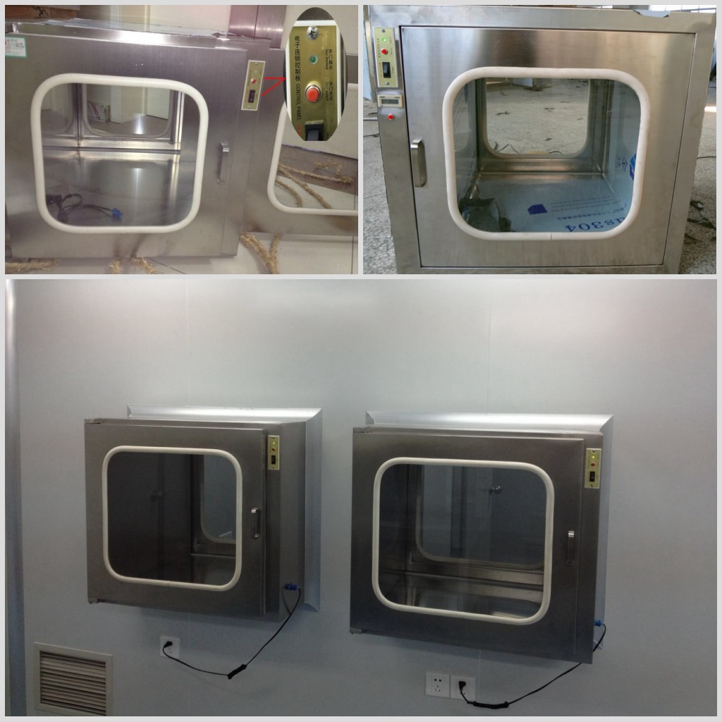 電子連鎖不銹鋼傳遞窗安裝效果圖 電子連鎖不銹鋼傳遞窗安裝效果圖